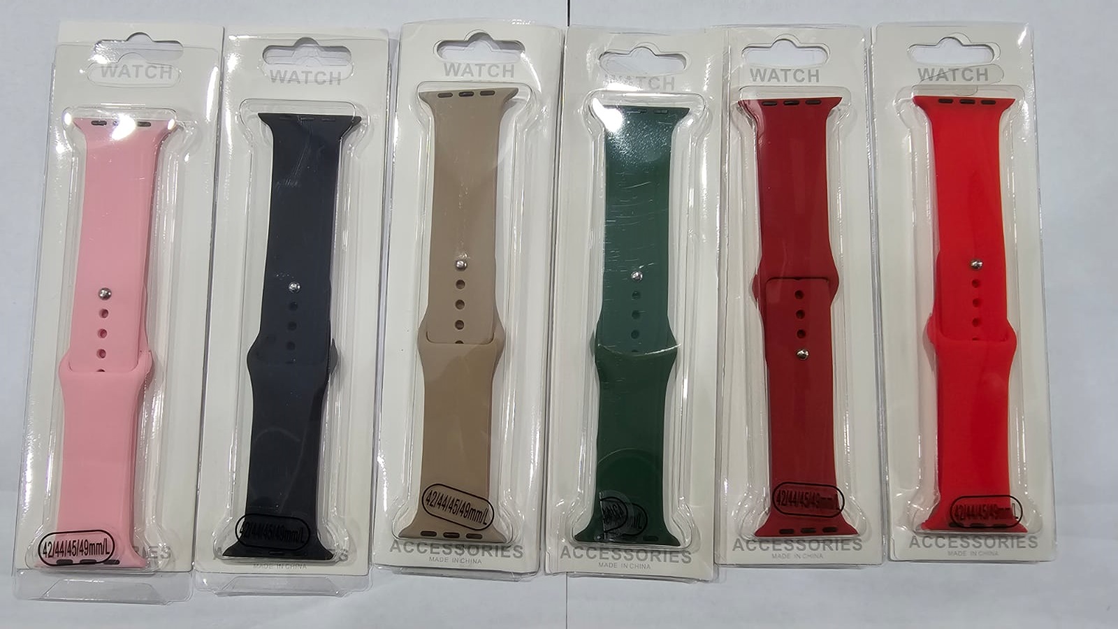 Mallas de reloj en varios colores