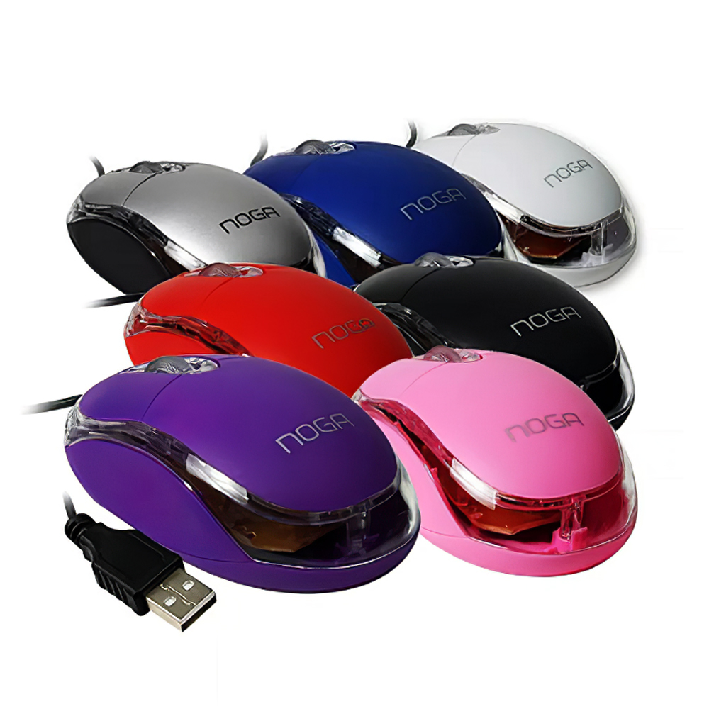Mouse noga con cable -